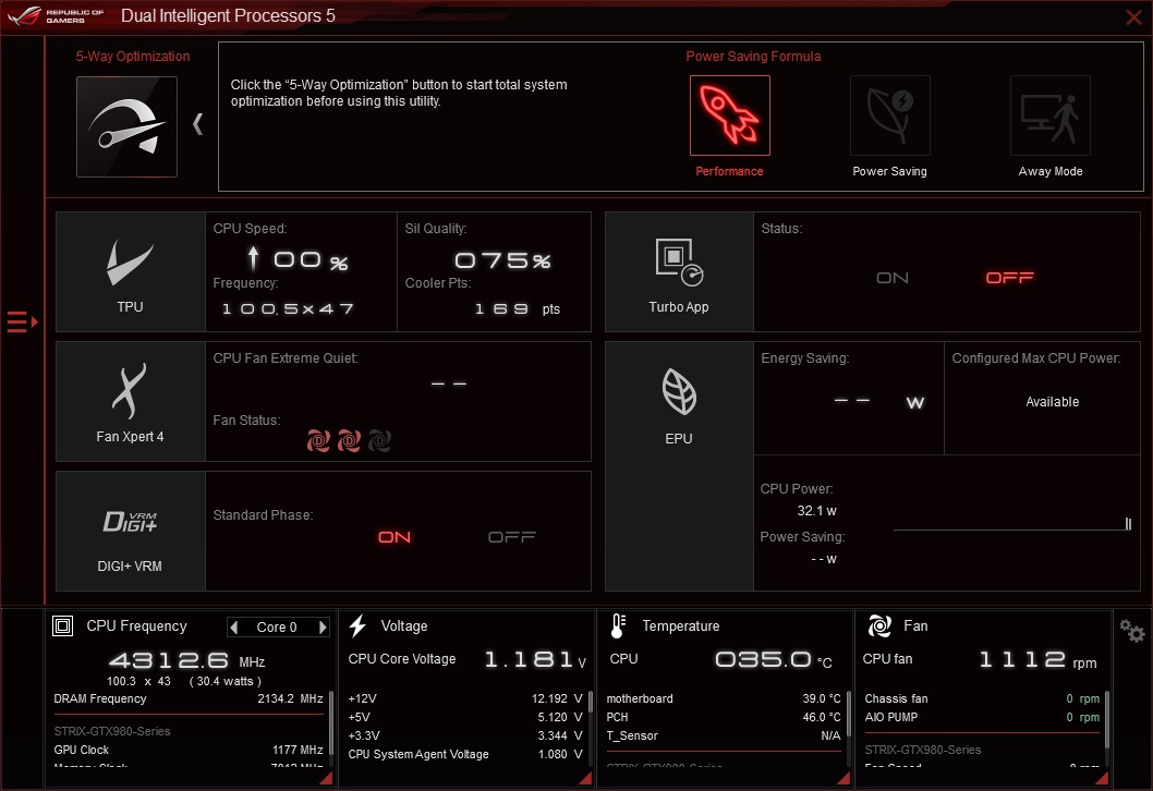 ASUS ROG Z390 BIOS and Software Tiny at 200 ASUS Z390 I Gaming